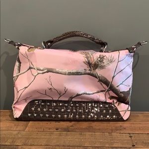 REALTREE large studded satchel